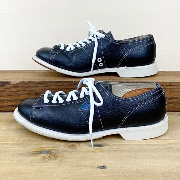 Linds Shoes Linds Classic Bowling Shoes Pristine Nave Blue Mens